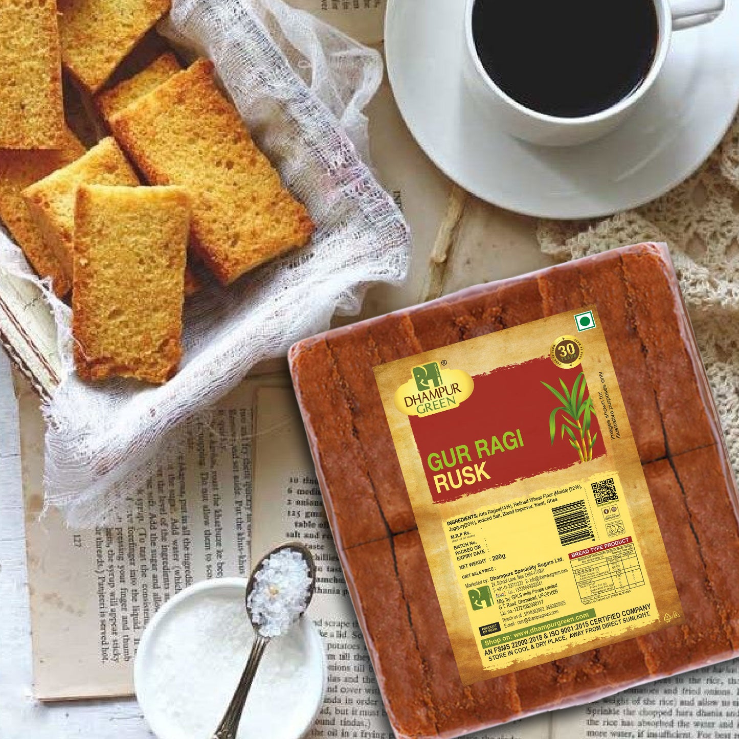 
                  
                    Ragi Rusk Pack : Gur Ragi Cake Rusk 200g + Gur Ragi Rusk 200g + Gur Ragi Rusk with Saunf & Elaichi 200g
                  
                