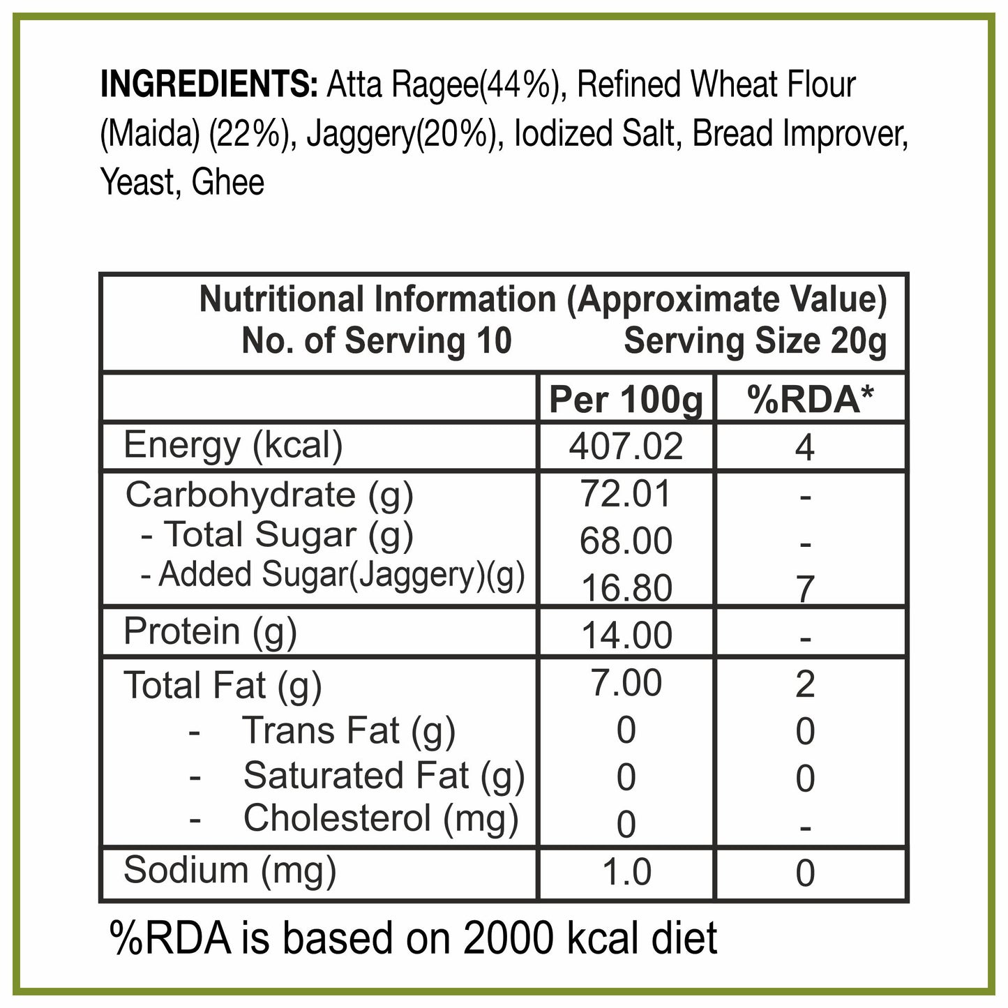 
                  
                    Gur Ragi Rusk 200gm
                  
                