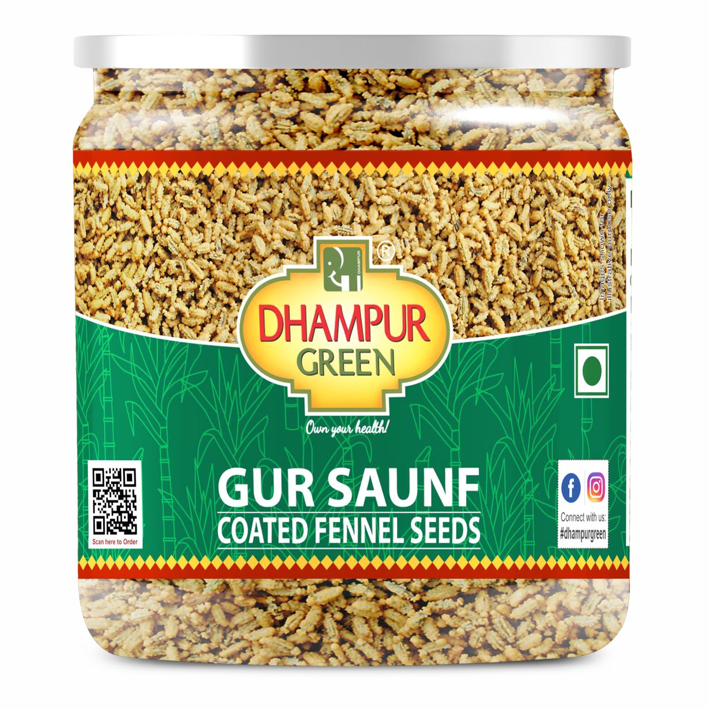 
                  
                    Dhampur Green Mouth Freshener Gur Saunf & Gur Gulkand, 750g Combo Pack
                  
                