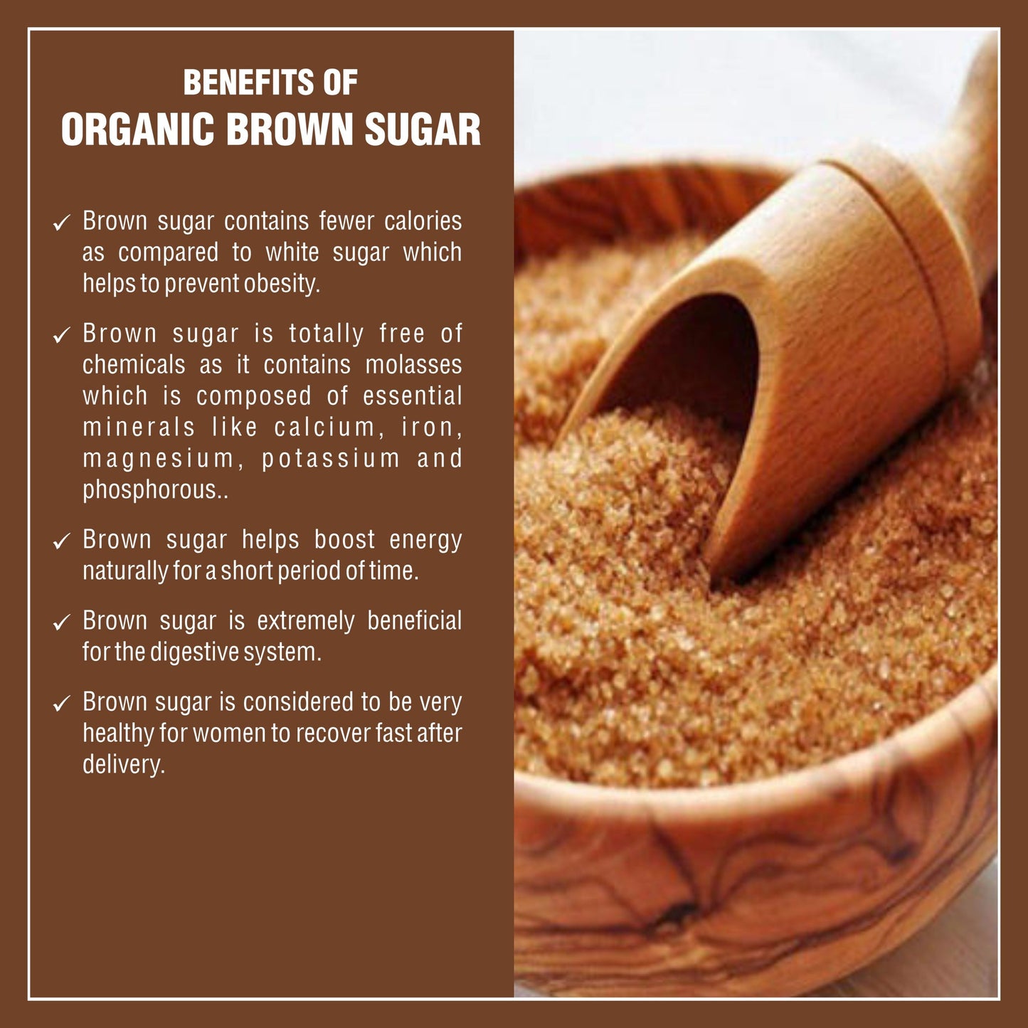 
                  
                    Organic Brown Sugar Pack of 500gm
                  
                