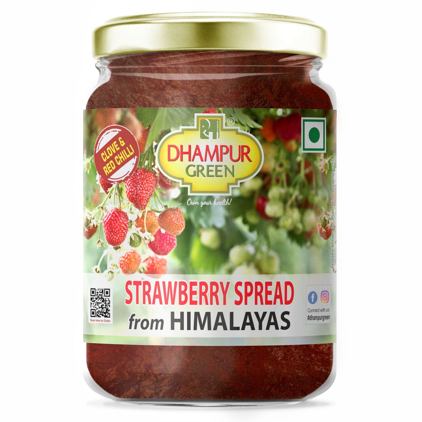 
                  
                    Strawberry Spicy Spread from Himalayas 300g
                  
                
